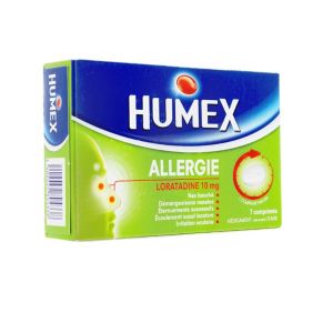 Urgo Humex Allergie Loratadine 10mg 7 Comprimés - Pharmacie Agnès Praden à Alès
