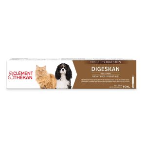 Clement-Thekan Digeskan Pâte Orale Pour Troubles Digestifs Pour Chats et Chiens 60ml - Pharmacie Agnès Praden à Alès