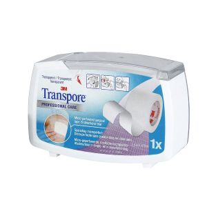 3M Transpore Sparadrap Microperfore Transparent Découpe Facile 2,5cmx5m - Pharmacie Agnès Praden à Alès