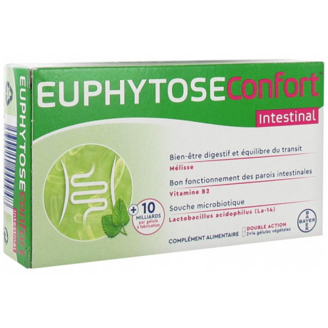 Euphytose confort intestinal 28 gélules - Pharmacie Agnès Praden à Alès