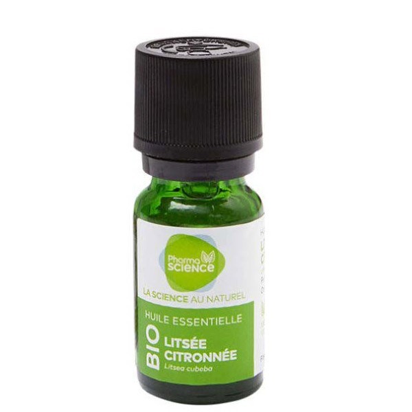 Pharmascience litsée citronnée bio huile essentielle 10ml - Pharmacie Agnès Praden à Alès