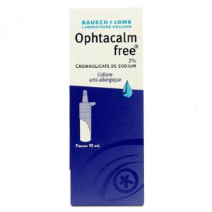 Bausch & Lomb Ophtacalmfree 2% Collyre En Solution Flacon Pompe 10ml - Pharmacie Agnès Praden à Alès