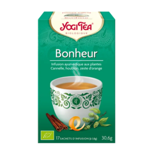 Yogi Tea Bonheur Bio 17 Sachets - Pharmacie Agnès Praden à Alès