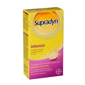 Supradyn intensia 30 comprimés effervescents - Pharmacie Agnès Praden à Alès