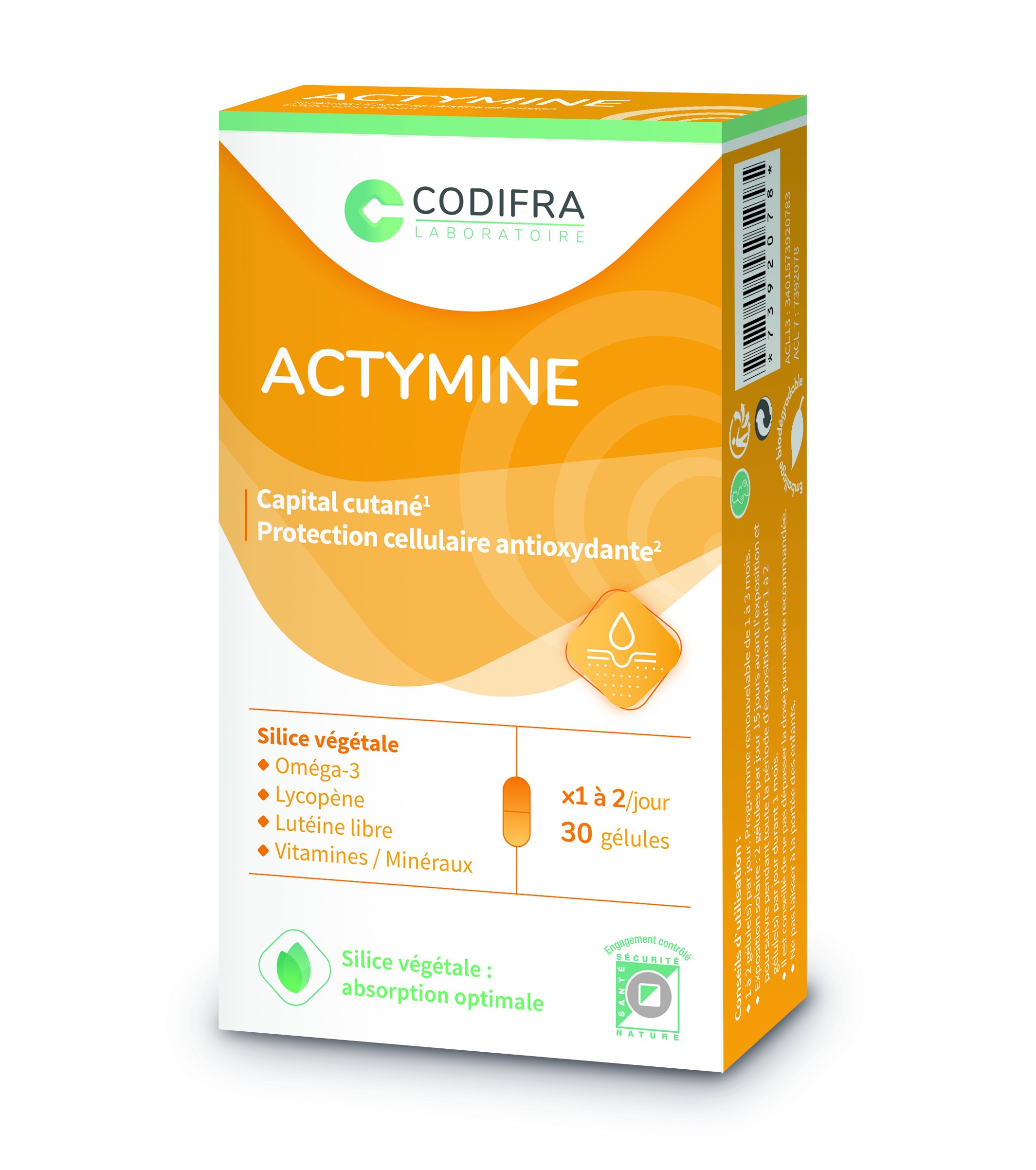 Codifra Actymine 30 gélules - Pharmacie Agnès Praden à Alès