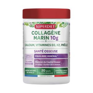 Super Diet Collagène Marin 10g Santé Osseuse & Équilibre Minéral 210g - Pharmacie Agnès Praden à Alès
