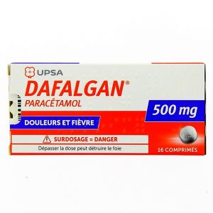 Upsa Dafalgan 500 mg 16 Comprimés - Pharmacie Agnès Praden à Alès