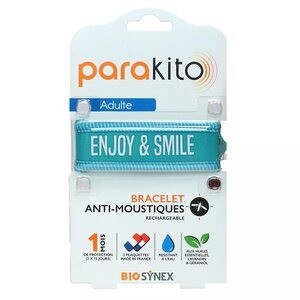 Parakito Bracelet Anti-Moustique Enjoy Adulte - Pharmacie Agnès Praden à Alès