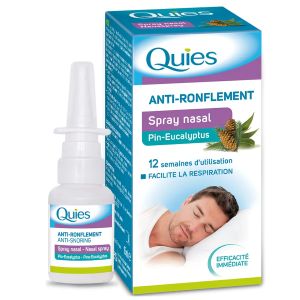 Quies Anti-ronflement Spray Nasal Pin-eucalyptus 15ml - Pharmacie Agnès Praden à Alès