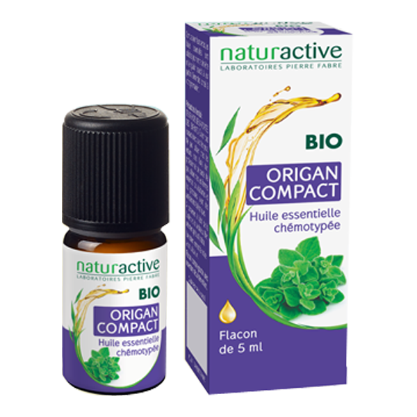 Naturactive origan compact huile essentielle bio 5ml - Pharmacie Agnès Praden à Alès