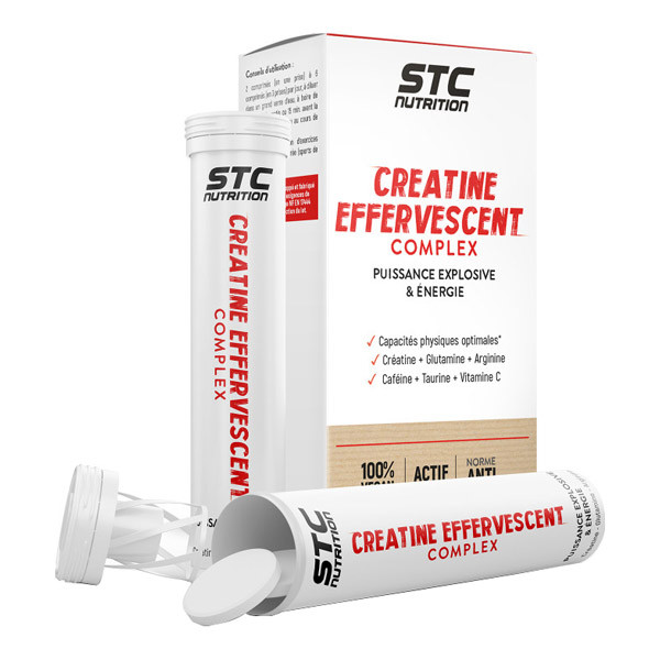 STC Nutrition Créatine Effervescent Complex 30 comprimés - Pharmacie Agnès Praden à Alès