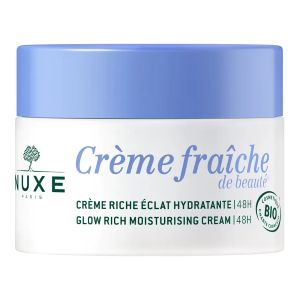 Nuxe Bio Crème Fraîche de Beauté Crème Riche Éclat Hydratante 50 ml - Pharmacie Agnès Praden à Alès