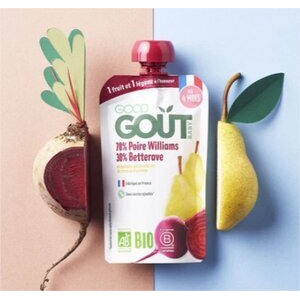Good Gout Gourde Poire Betterave 120 g  - Pharmacie Agnès Praden à Alès