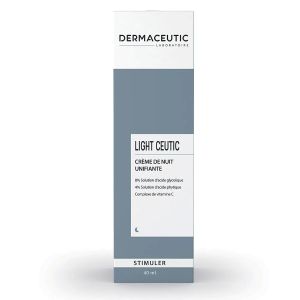 Dermaceutic Light Ceutic Crème De Nuit Unifiante Stimuler 40ml - Pharmacie Agnès Praden à Alès