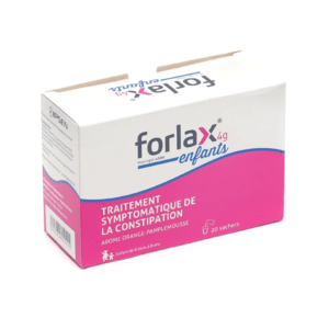 Forlax 4 g poudre pour solution buvable 20 sachets FORLAX 4G PDR SBUV 20SACH-DOSES - Pharmacie Agnès Praden à Alès