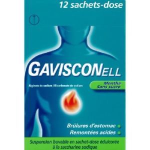 Reckitt Gavisconell Menthe 24 Sachets - Pharmacie Agnès Praden à Alès