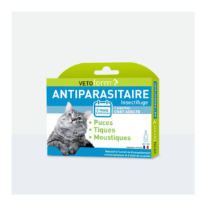 Vétoform Chat Pipette x 3 - Pharmacie Agnès Praden à Alès