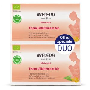 Weleda Duo Tisane Allaitement Verveine Bio 2x20 Sachets - Pharmacie Agnès Praden à Alès