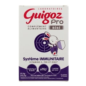 Guigoz Pro Bébé Système Immunitaire 21 Sachets - Pharmacie Agnès Praden à Alès