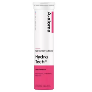 Aragan AXioma Hydra Tech Hydratation & Énergie Fraise 20 Comprimés Effervescents - Pharmacie Agnès Praden à Alès