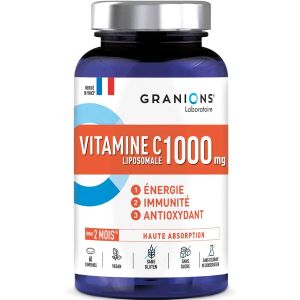 Laboratoire des Granions Vitamine C Liposomale 1000mg 60 Comprimés - Pharmacie Agnès Praden à Alès