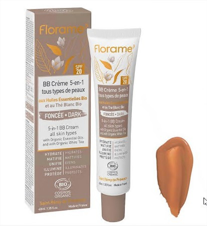 Florame bb crème 5 en 1 teinte foncée 40 ml - Pharmacie Agnès Praden à Alès