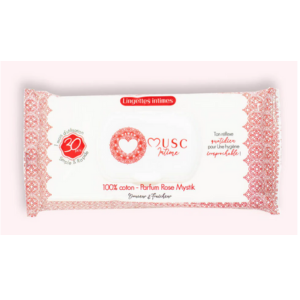 Musc Intime - Lingettes Intimes Parfum Rose Mystick - 30 Lingettes - Pharmacie Agnès Praden à Alès