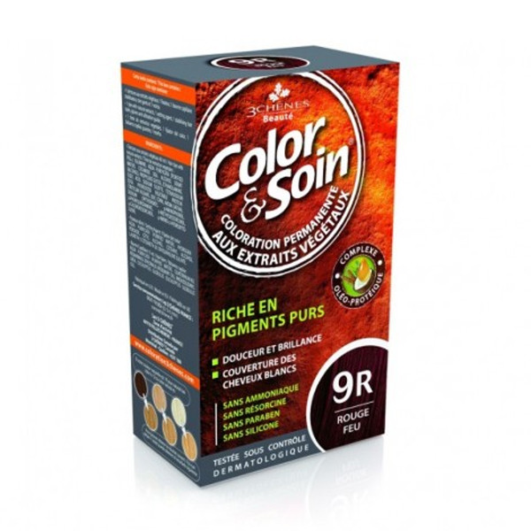 Les 3 Chênes Color & Soin 9R Rouge Feu 135ml - Pharmacie Agnès Praden à Alès