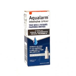 Bausch & Lomb Aqualarm Intensive Spray Oculaire - 10 ml - Pharmacie Agnès Praden à Alès