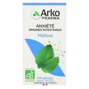 Arkopharma Arkogélules Mélisse Bio 45 Gélules - Pharmacie Agnès Praden à Alès