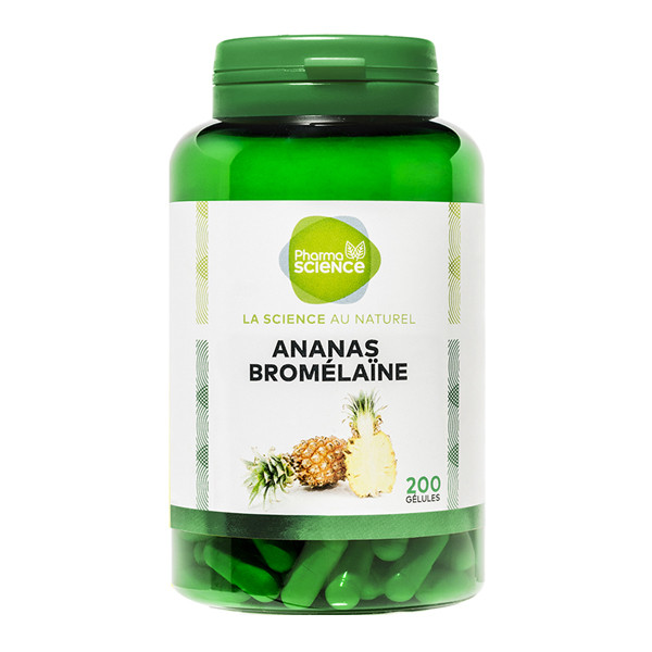 Pharmascience ananas bromélaïne 200 gélules - Pharmacie Agnès Praden à Alès