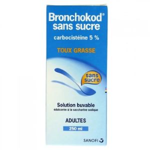 Sanofi Bronchokod 5% Solution Buvable Adulte 250ml - Pharmacie Agnès Praden à Alès