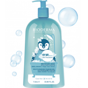 Bioderma ABCDerm Gel moussant 1 Litre - Pharmacie Agnès Praden à Alès