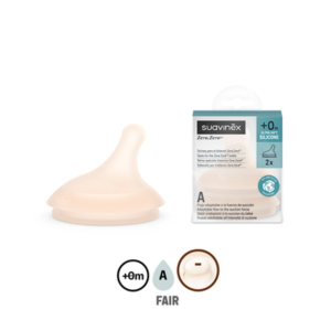 Suavinex Lot de 2 Tétines Zero Zero Débit Dense L 0m+ - Pharmacie Agnès Praden à Alès