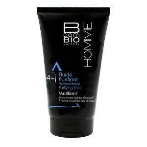 BcomBIO Homme Fluide Purifiant Matifiant 50 ml - Pharmacie Agnès Praden à Alès