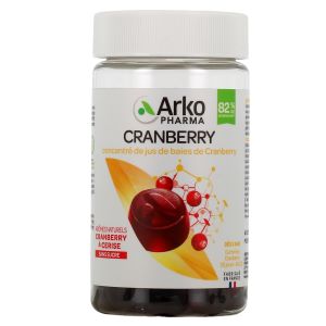 Arkopharma Cranberry 60 Gummies - Pharmacie Agnès Praden à Alès