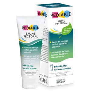 Ineldea Pediakid Baume Pectoral 40ml - Pharmacie Agnès Praden à Alès