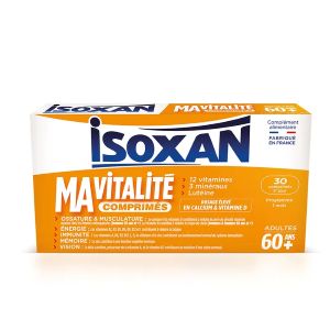 Isoxan Ma Vitalité 60+ Comprimés x 30 - Pharmacie Agnès Praden à Alès