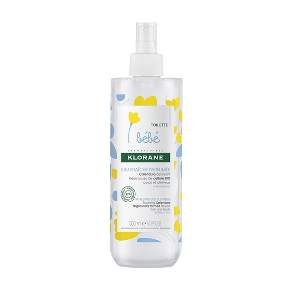 Klorane Bébé eau fraiche parfumée 500ml - Pharmacie Agnès Praden à Alès