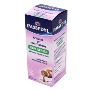 Passedyl Sirop Toux Grasse Enfants et Nourrissons - 125 ml - Pharmacie Agnès Praden à Alès