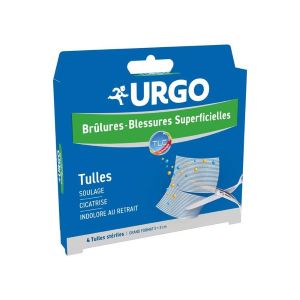 Urgo Tulles Brûlures Blessures Superficielles Grand Format x4 - Pharmacie Agnès Praden à Alès