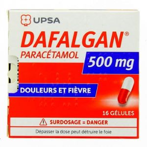  Dafalgan 500 mg 16 Gélules - Pharmacie Agnès Praden à Alès