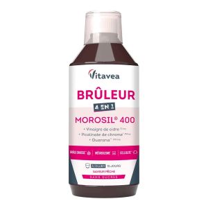 Vitavea Santé Brûleur 4 en 1 Morosil Brûle Graisse Cellulite Métabolisme Saveur Pêche 500ml - Pharmacie Agnès Praden à Alès