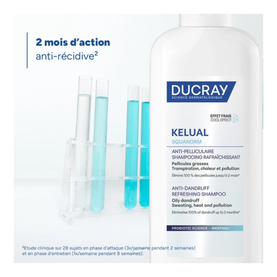 Ducray Kelual Squanorm Shampooing Rafraîchissant 400ml - Pharmacie Agnès Praden à Alès