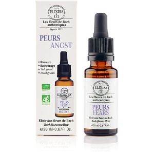 Elixirs and Co - Contre la Peur - Elixir Composé Bio aux Fleurs de Bach 20 ml  - Pharmacie Agnès Praden à Alès