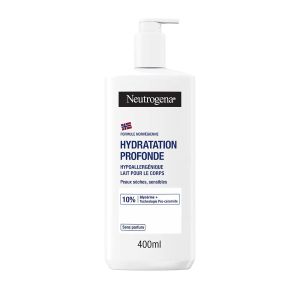 Neutrogena Hydratation Profonde Crème Lait Corps Hypoallergénique Peaux Très Sèches 400ml - Pharmacie Agnès Praden à Alès