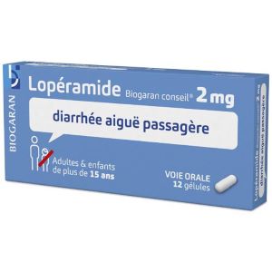 Biogaran Lopéramide 2mg 12 Gélules - Pharmacie Agnès Praden à Alès