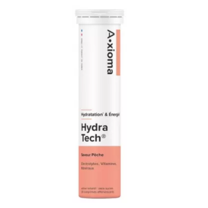 Aragan AXioma Hydra Tech Hydratation & Énergie Pêche 20 Comprimés Effervescents - Pharmacie Agnès Praden à Alès