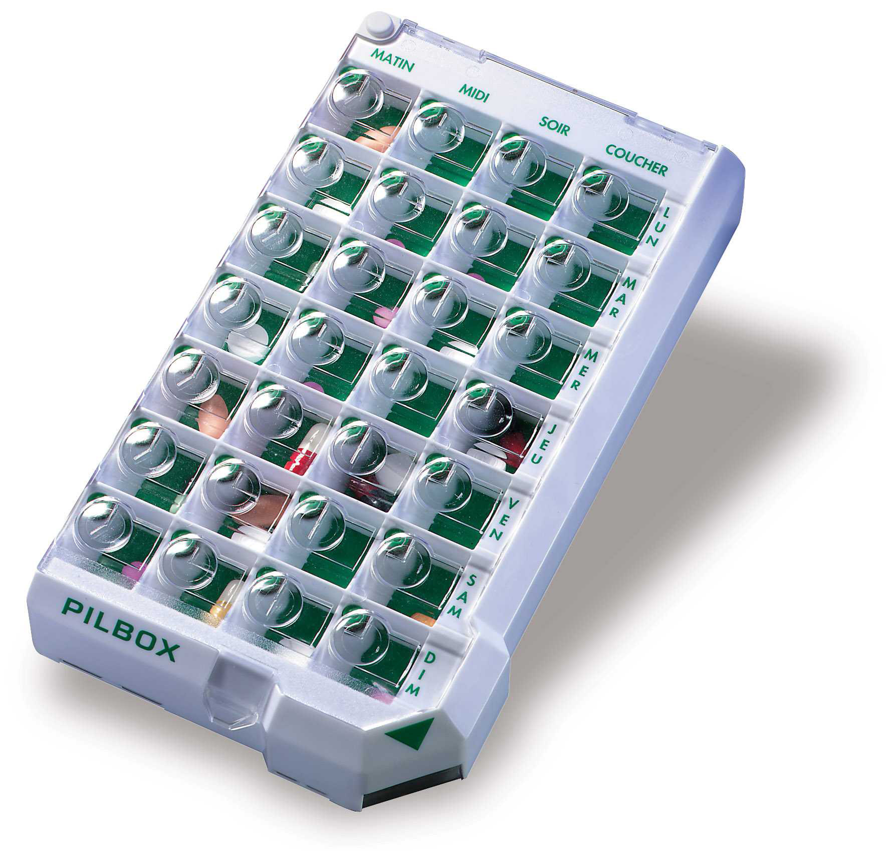 Cooper Pilulier hebdomadaire pour patients dépendants - Pharmacie Agnès Praden à Alès