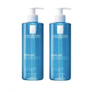 La Roche-Posay Effaclar Gel Moussant Purifiant 2 x 400 ml - Pharmacie Agnès Praden à Alès